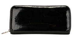 Cartier Long Zipped Wallet, Patent, Black, MIF, 1*